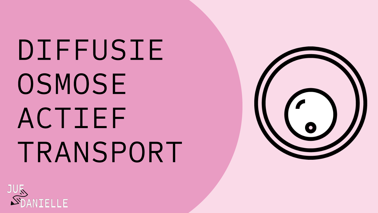 Diffusie, osmose en actief transport – Juf Danielle